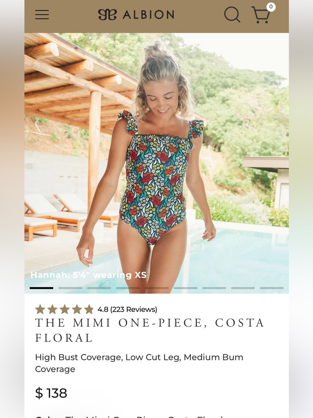 Albion THE MIMI ONE-PIECE, COSTA FLORAL SWIMSUIT